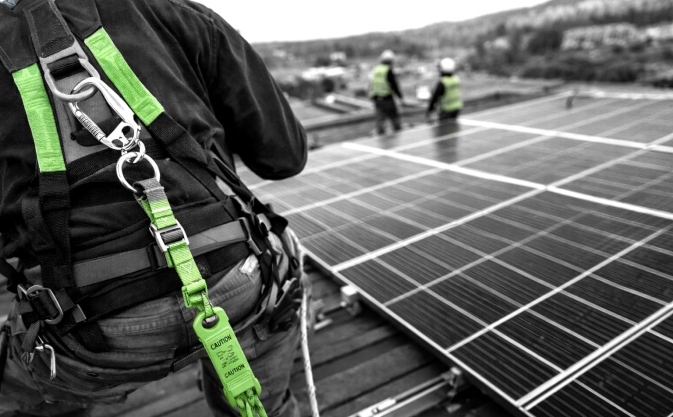 Seguridad en instalación de placas solares