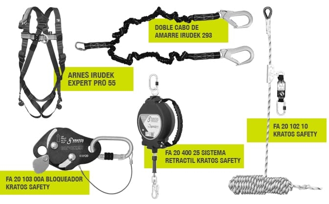 dispositivos de seguridad anticaídas