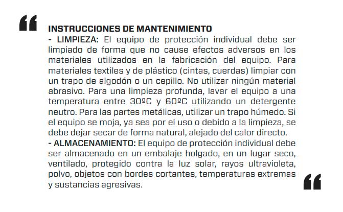 Revisiones periódicas de los EPI para trabajos en altura